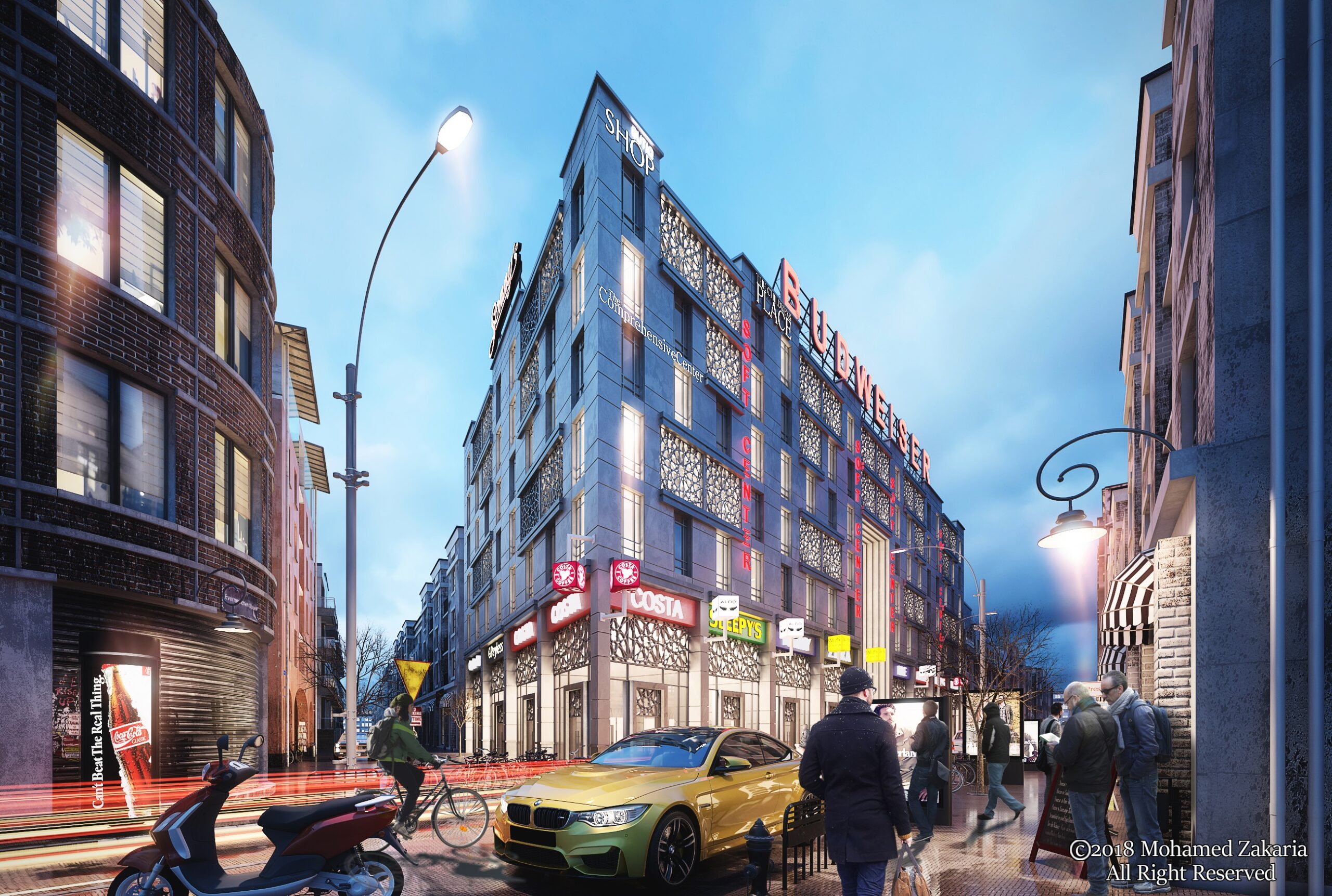 Modern Apartments Building