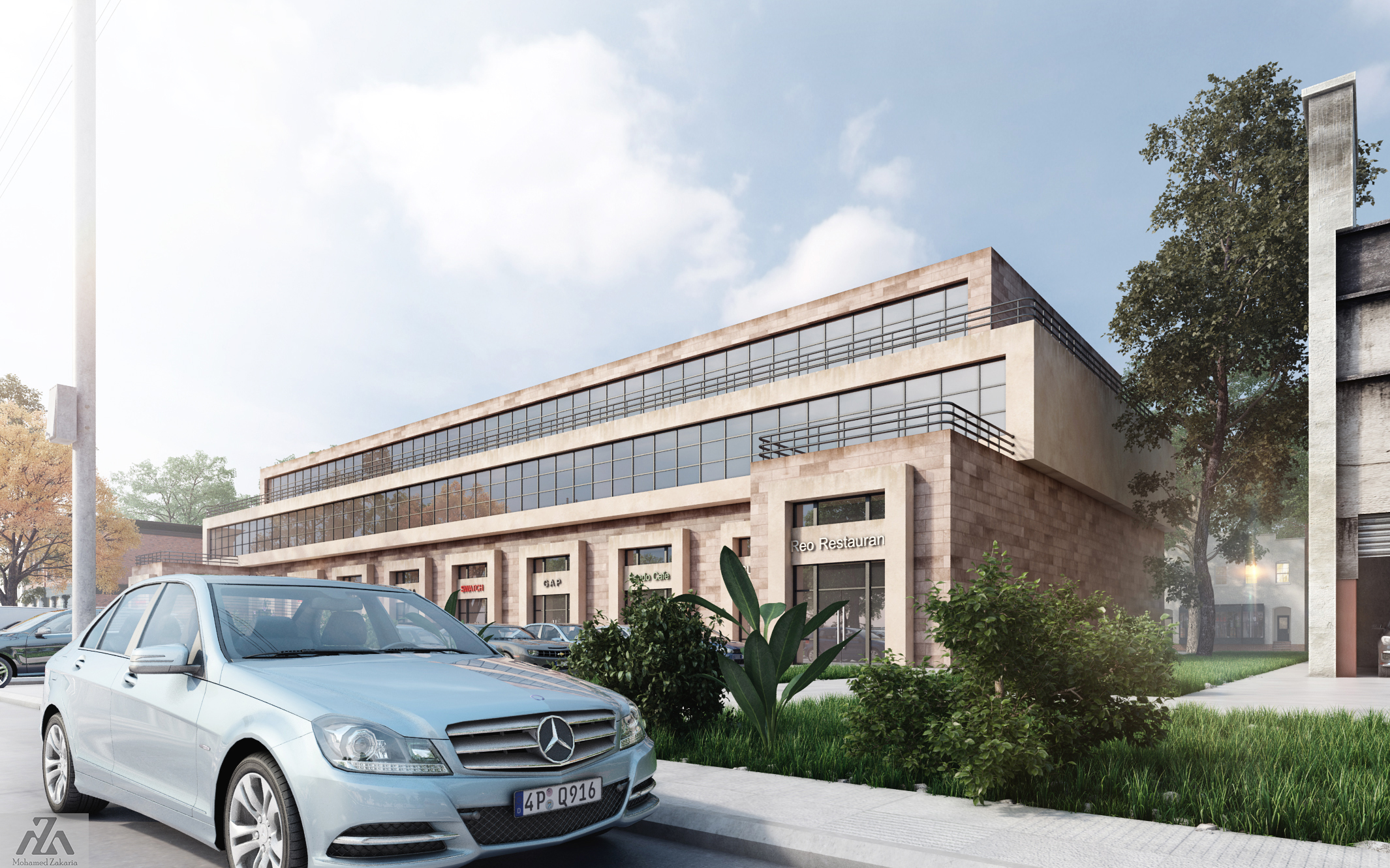 Shops & Offices Building